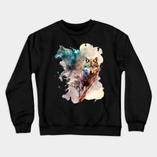 wolf is my spirit animal ❤❤ Crewneck Sweatshirt